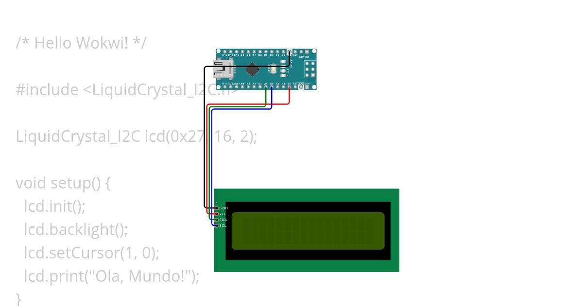 HelloWorld.ino simulation