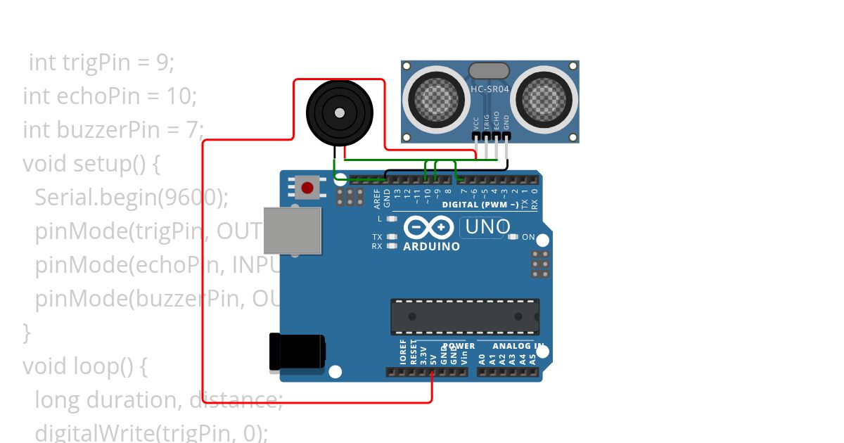activate_alarm_using_ultrasonic _sensor  simulation