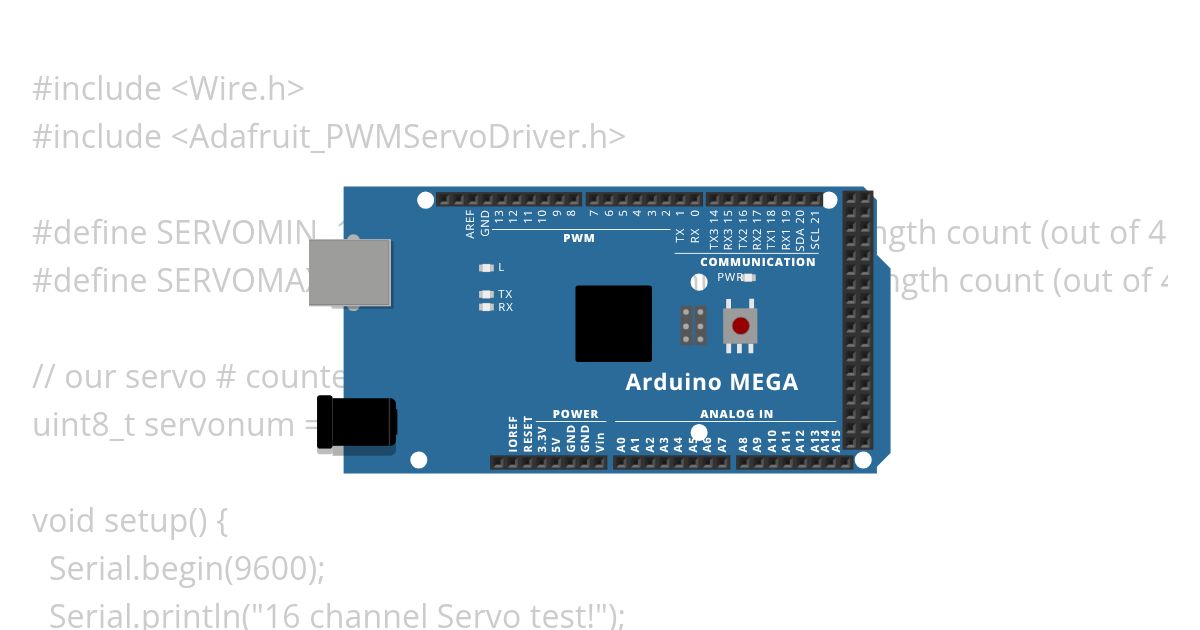 6 Sarvo Robotics ARM simulation