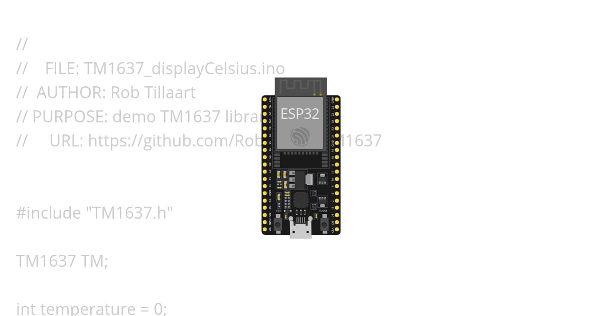 TM1637)CELSIUS simulation