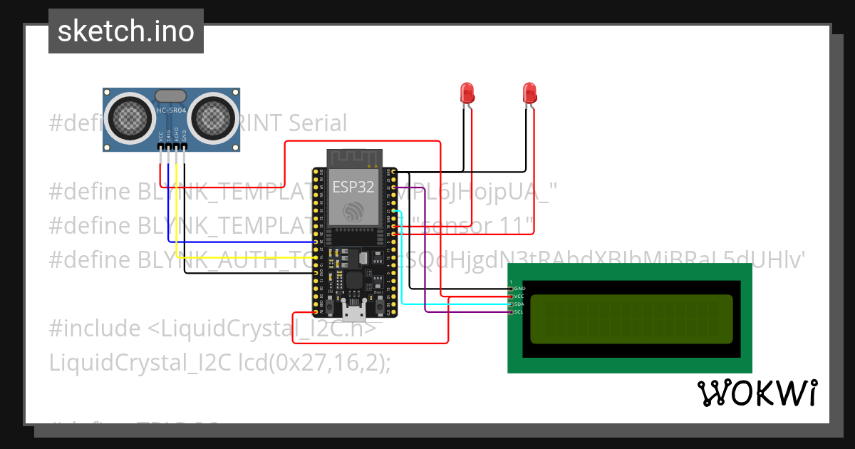 sensor 11 - Wokwi ESP32, STM32, Arduino Simulator