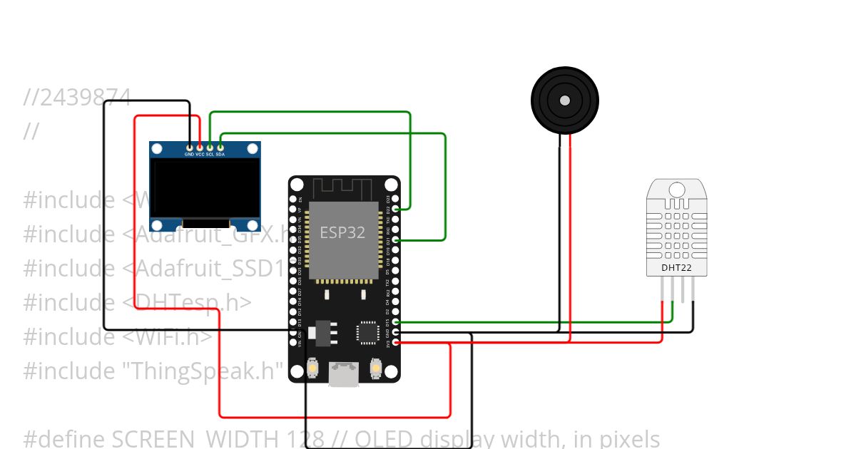 Interfacing ESP32 with oled Copy simulation