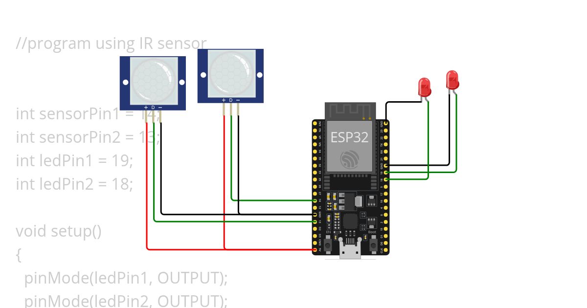 2-IR sensor   simulation