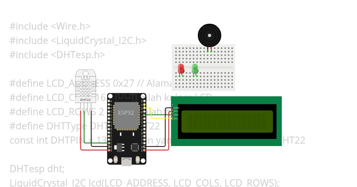 LCD I2C simulation