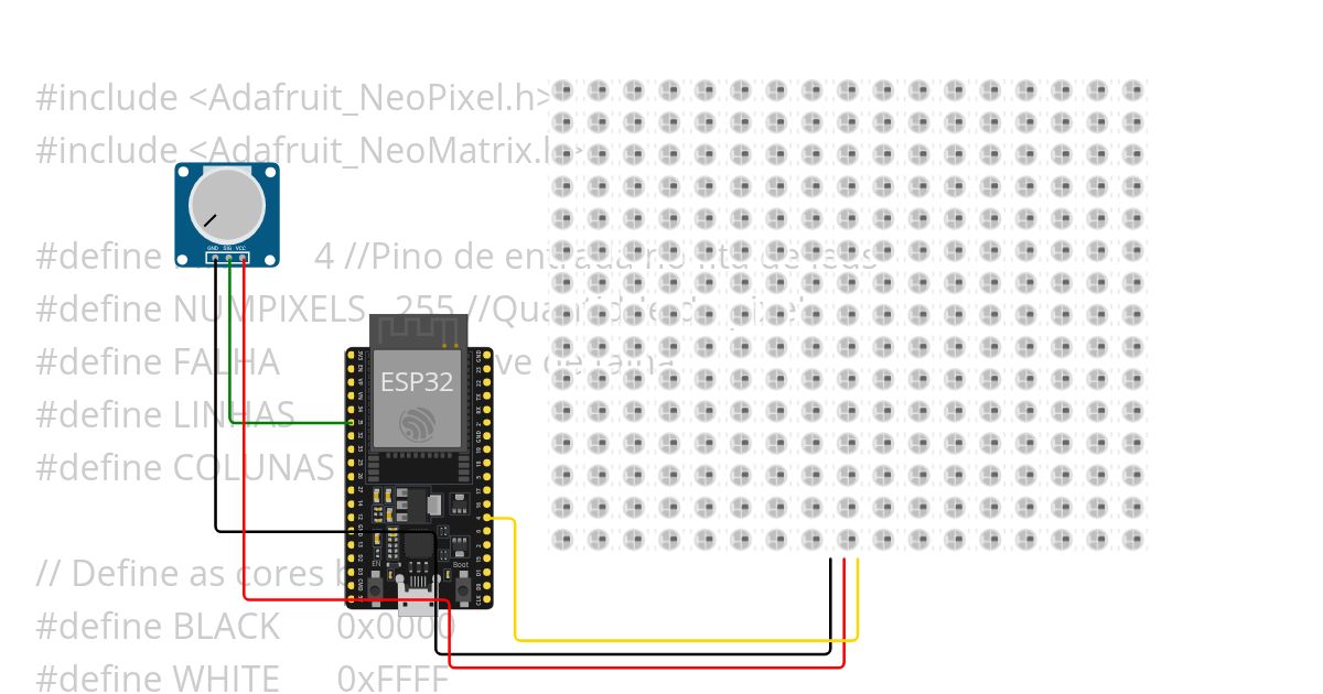 PROTO1 - matriz de led simulation
