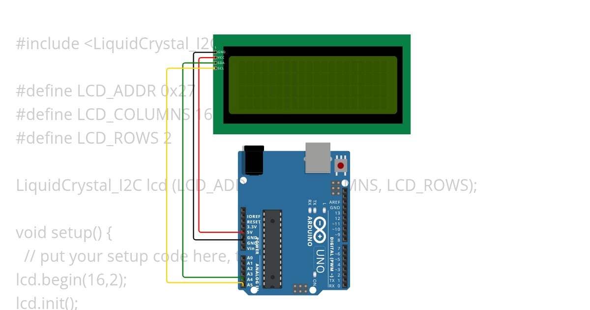 LCD display#6 simulation