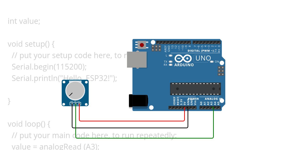 Uno Servo simulation