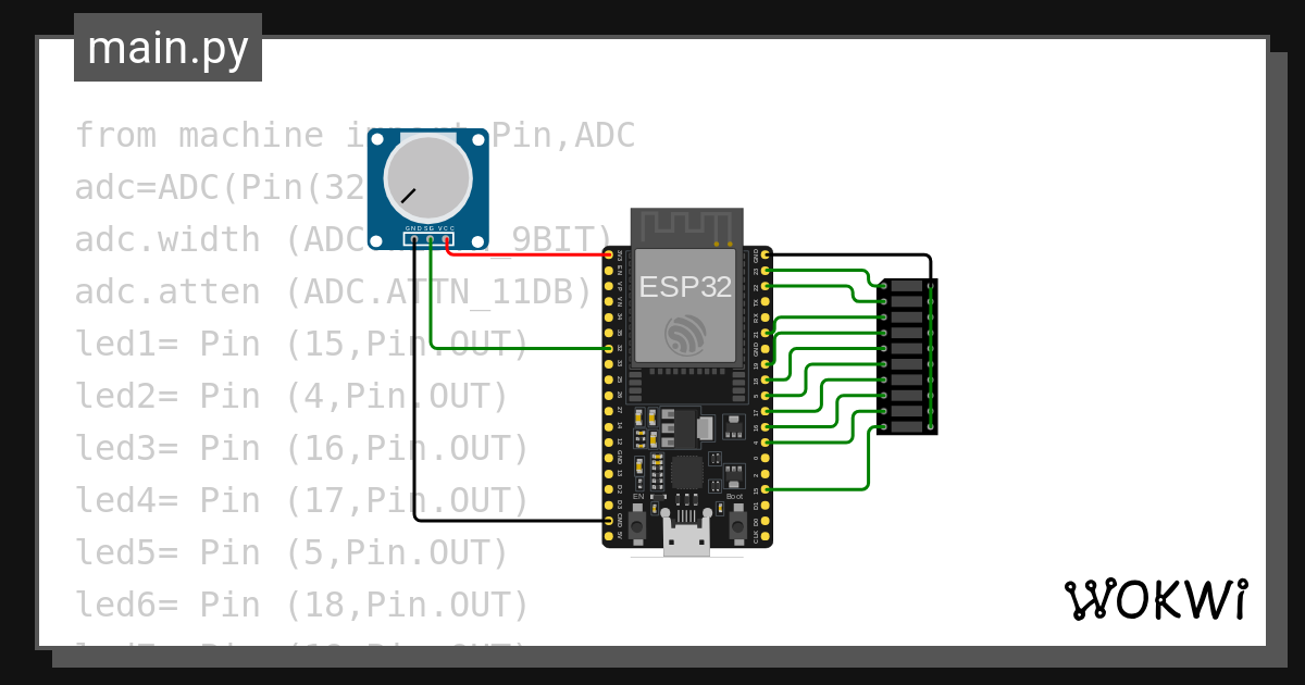 Adc1 wokwi esp32 stm32 arduino simulator