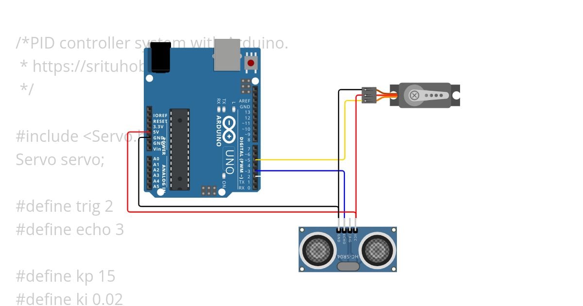 Servo and PID simulation