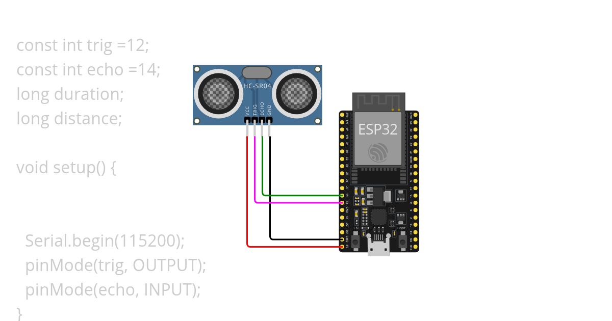 ultrasonic sensor simulation
