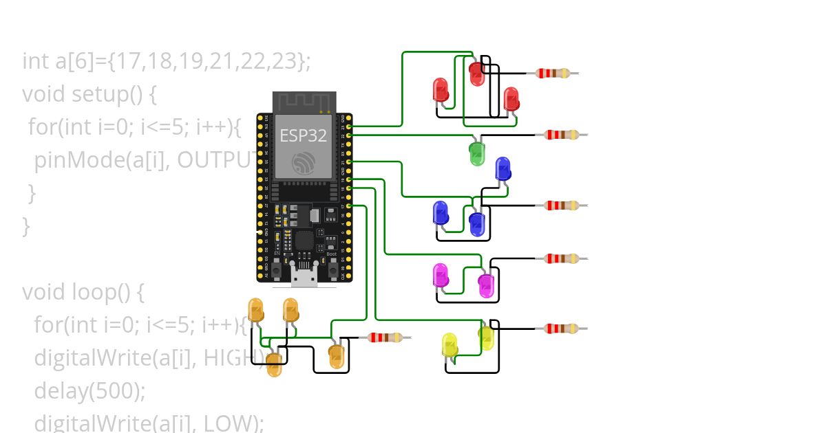LED modified simulation