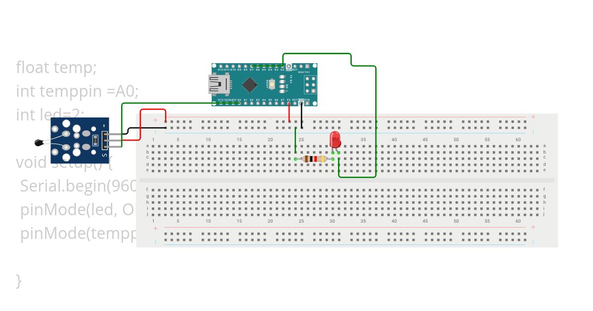 temp sensor simulation