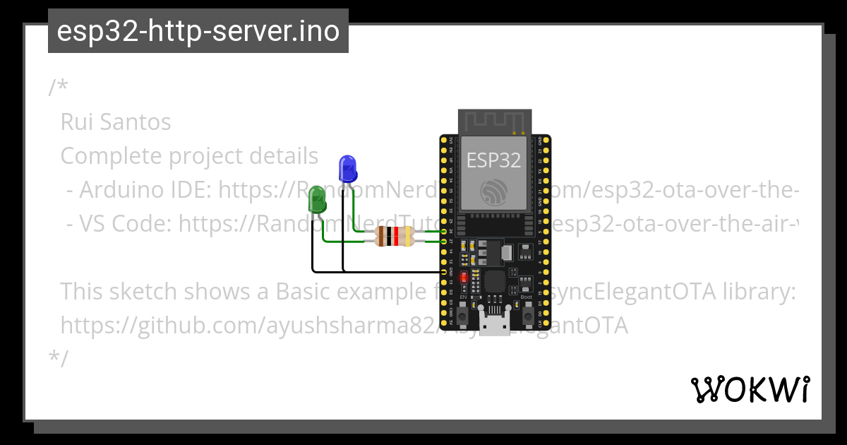 Esp32 Ota Wokwi Esp32 Stm32 Arduino Simulator