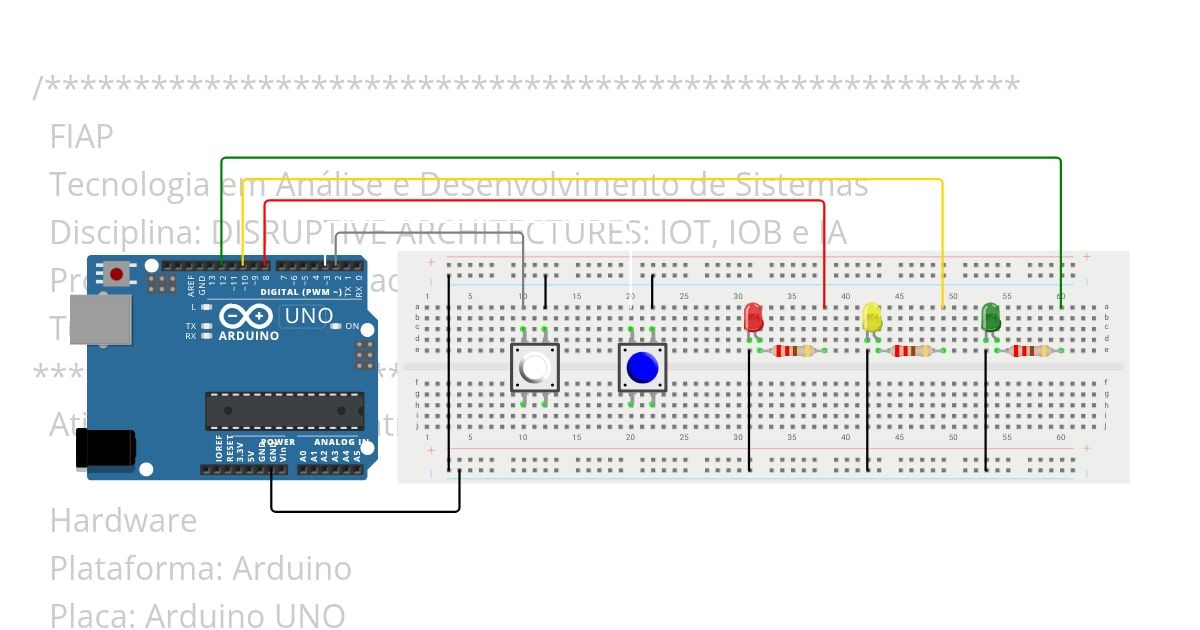 Aula 27/02/24 (LEDs e botões) simulation