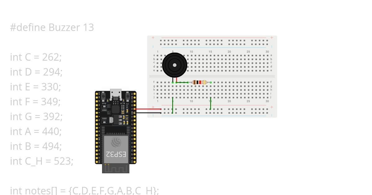 Buzzer simulation