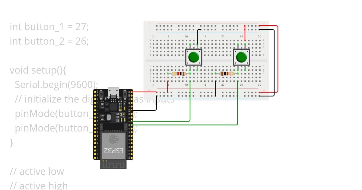 Push Button simulation