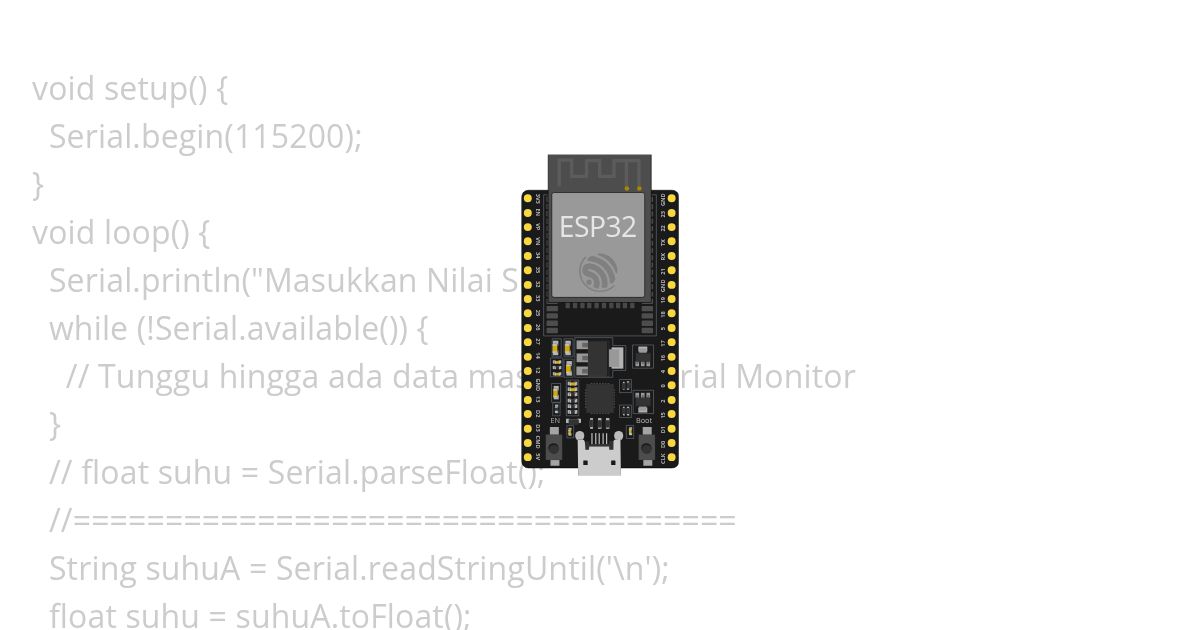 Sorting Suhu "Masukkan Nilai" simulation
