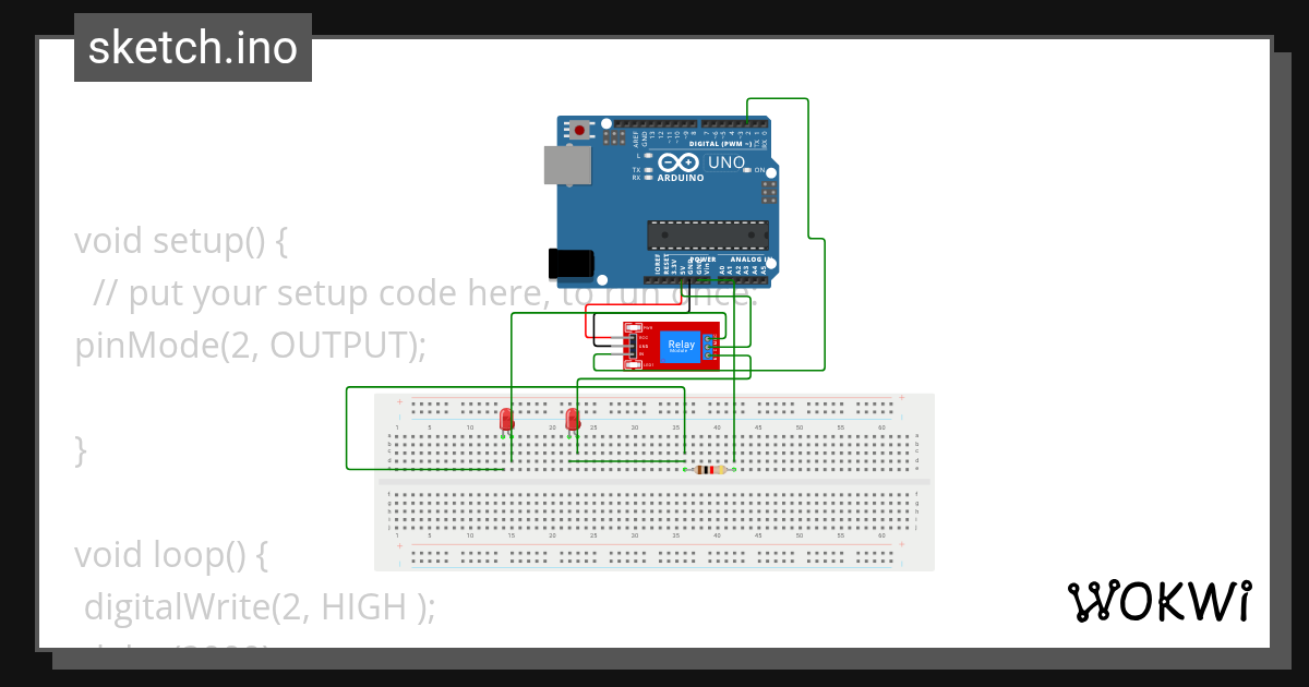 relay - Wokwi ESP32, STM32, Arduino Simulator