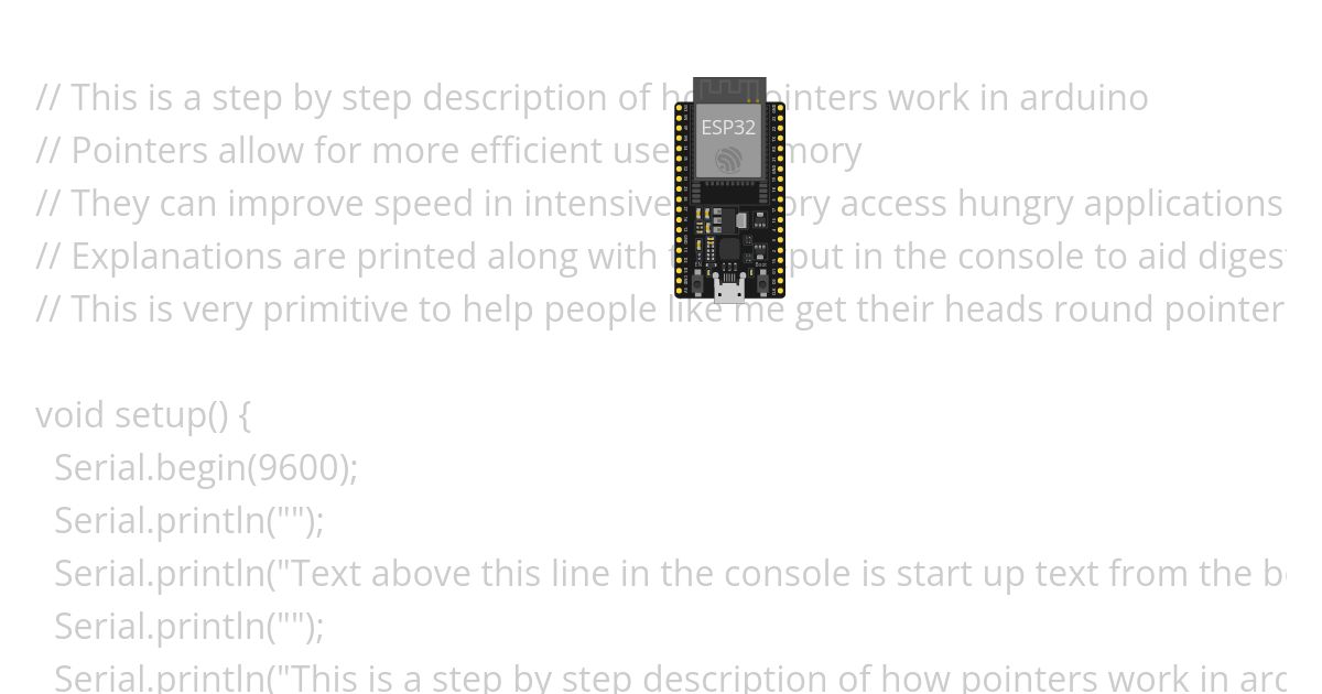 Understanding pointers in Arduino simulation