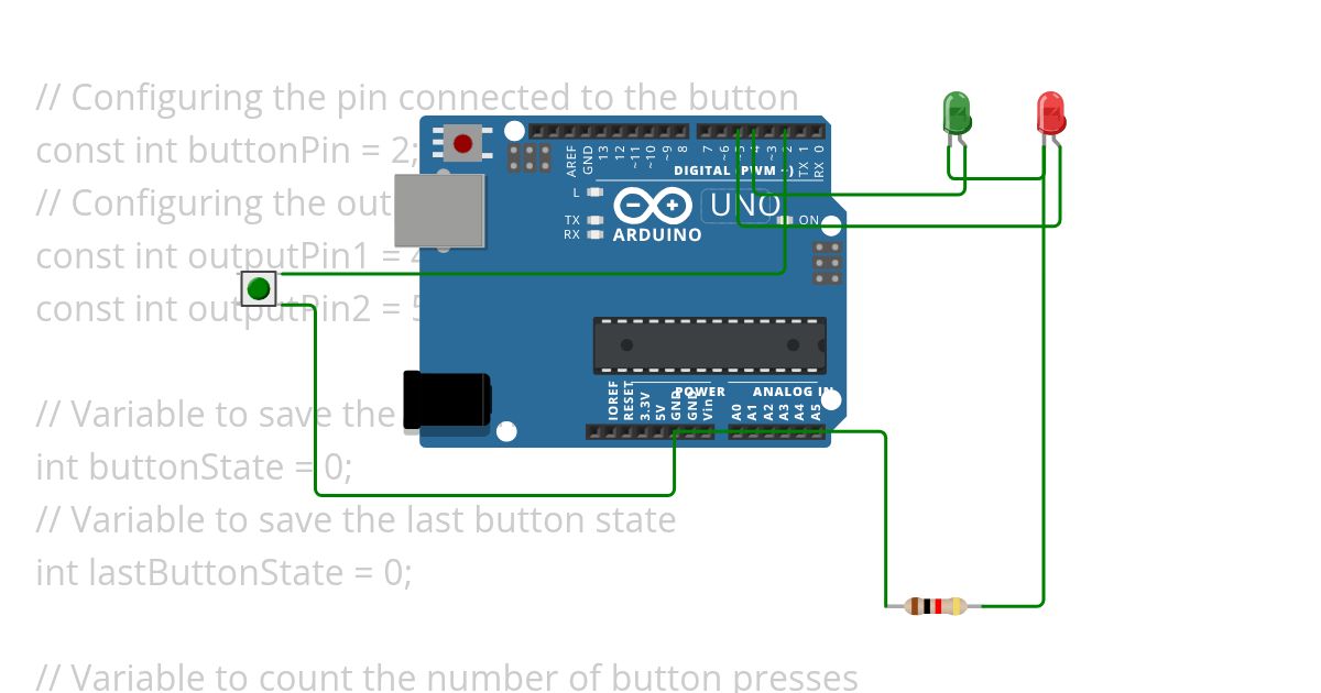 Rollerdoor 2 button simulation