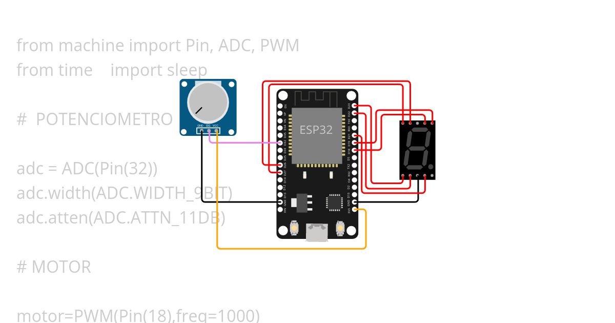 CONTROL MOTOR POTENCIOMETRO simulation