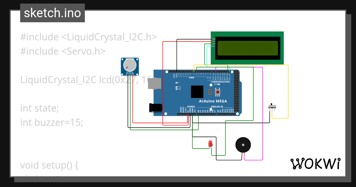 Inclinometer - Wokwi ESP32, STM32, Arduino Simulator