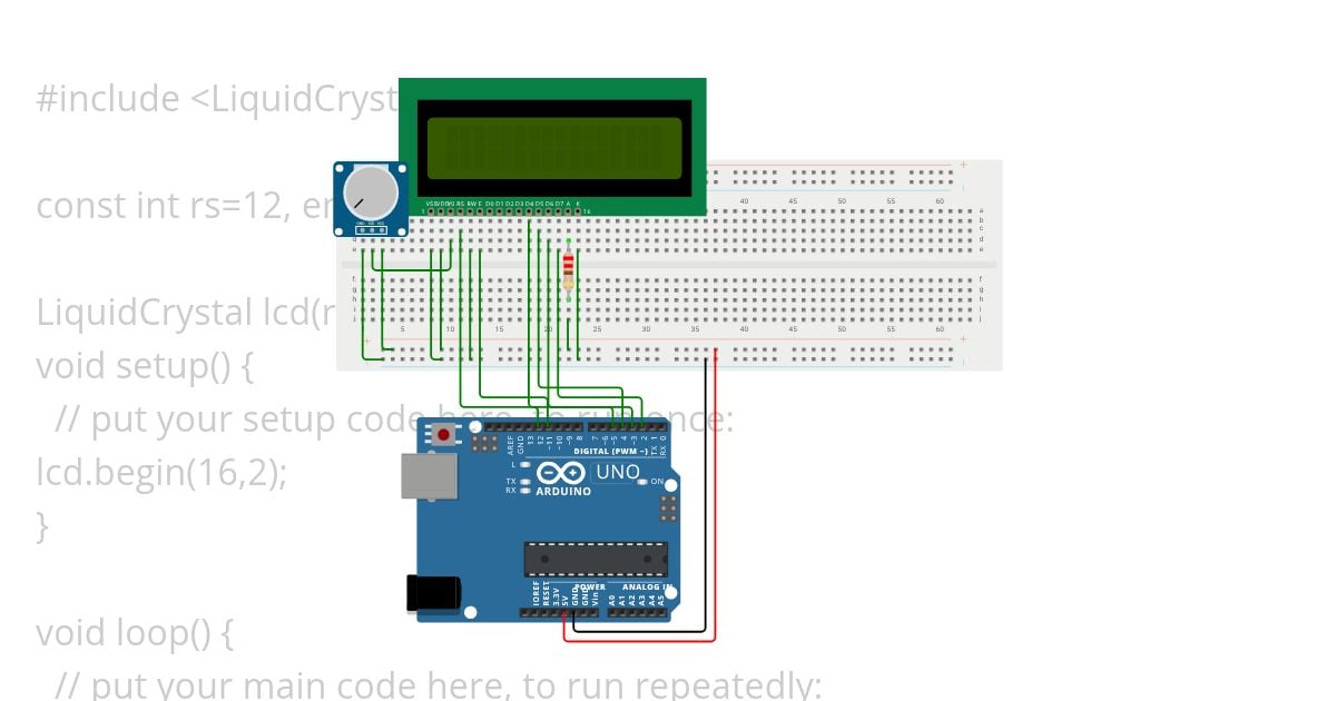 LCD Interface simulation