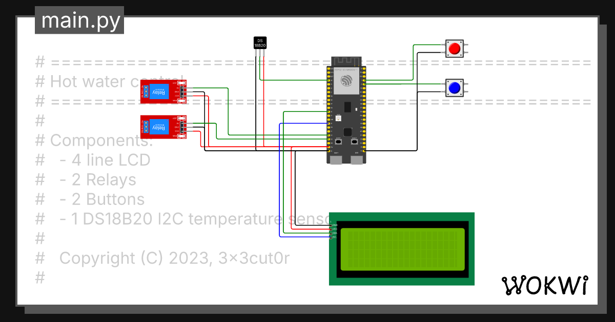 Warmwassersteuerung esp32 s3 devkitc 1 wokwi esp32 stm32 arduino