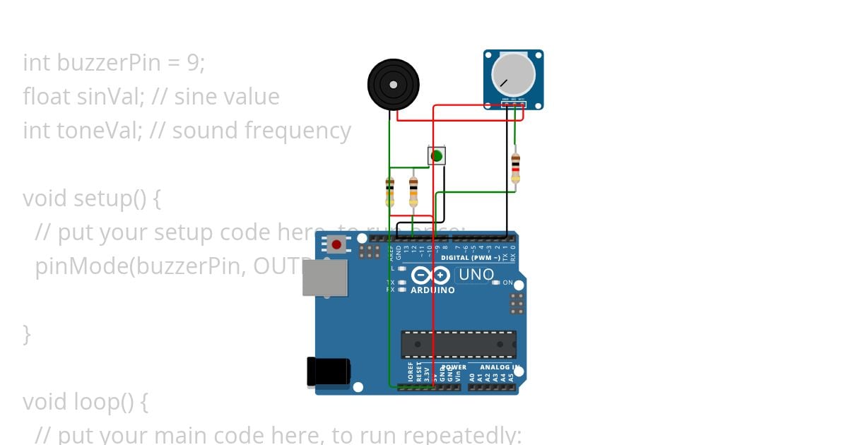 9.1 Active Buzzer (unfinished) simulation