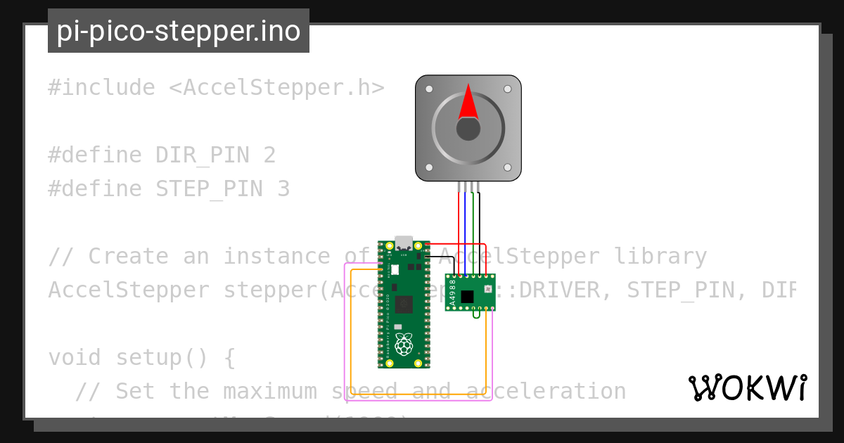 stepper2 - Wokwi ESP32, STM32, Arduino Simulator