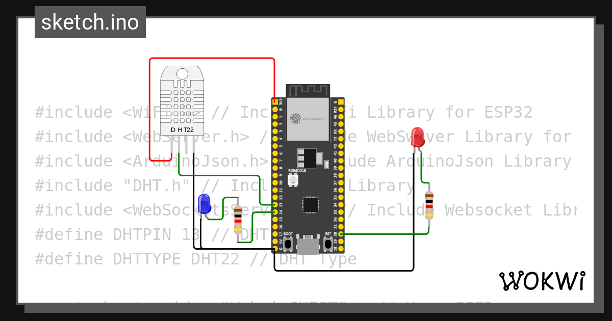 Tempproject wokwi esp32 stm32 arduino simulator