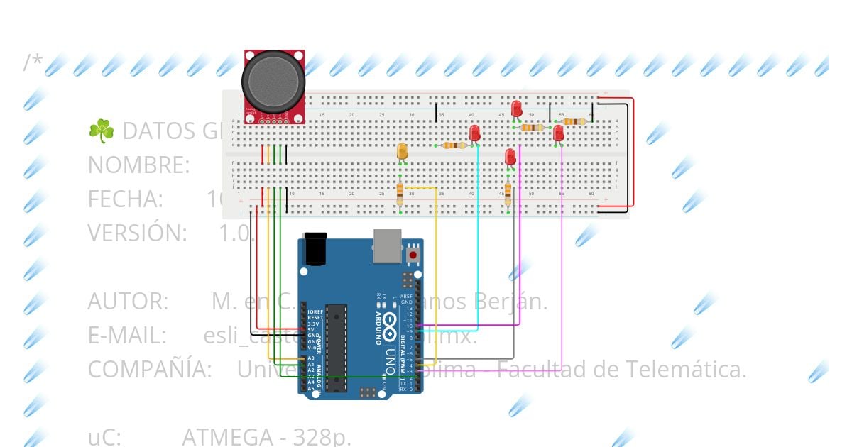 Arduino UNO - Joystick 🕹️ simulation