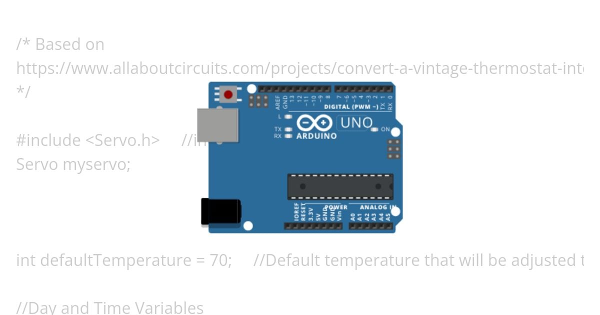 Programmable thermostat simulation