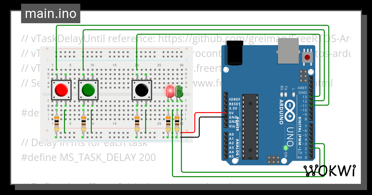 B_Lab2.2 - Wokwi ESP32, STM32, Arduino Simulator