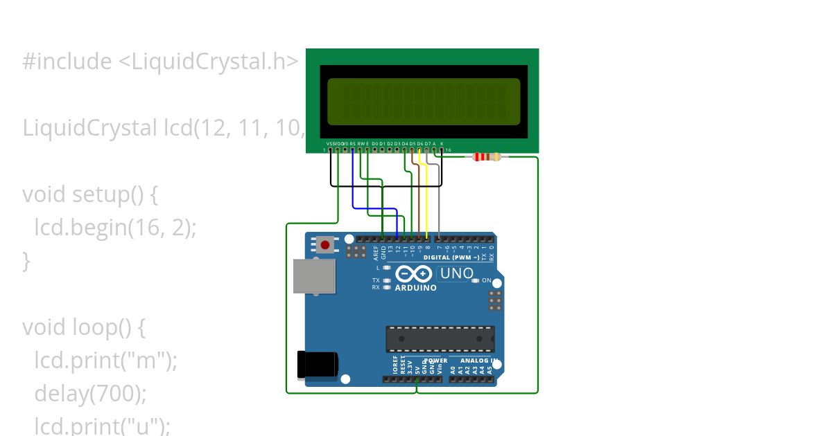 LCD simulation