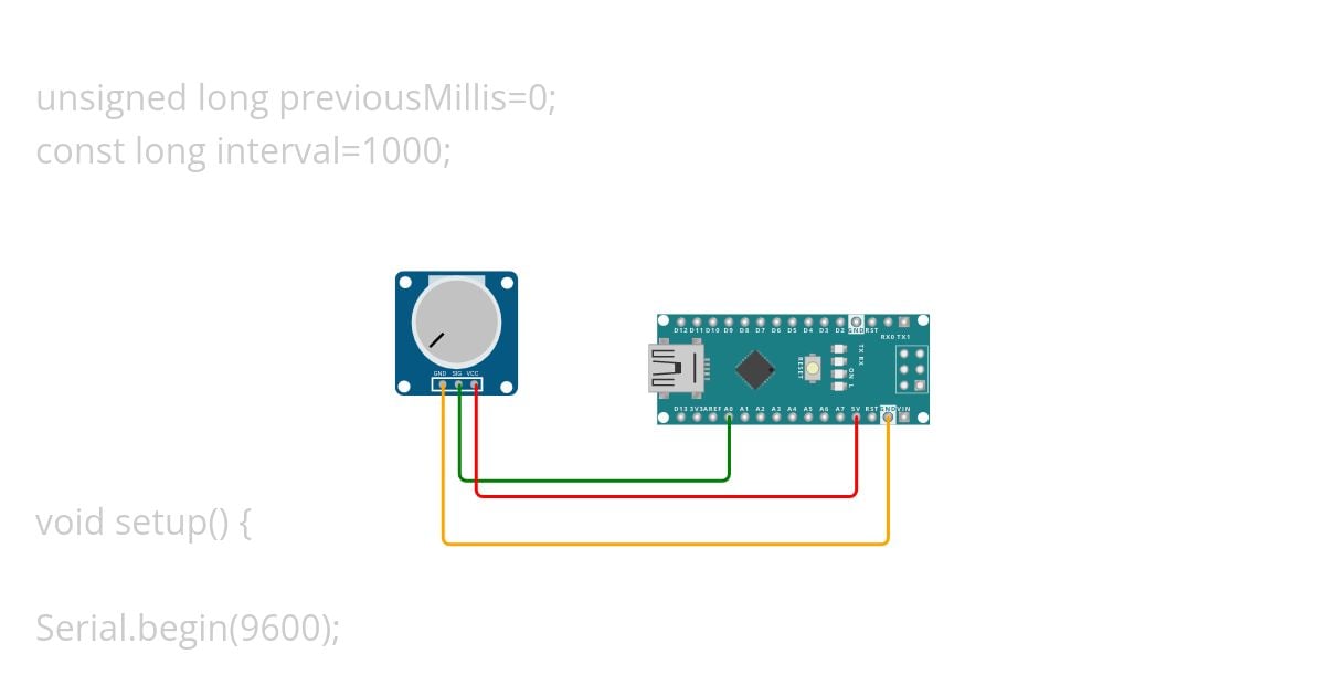 millis() example 4 simulation