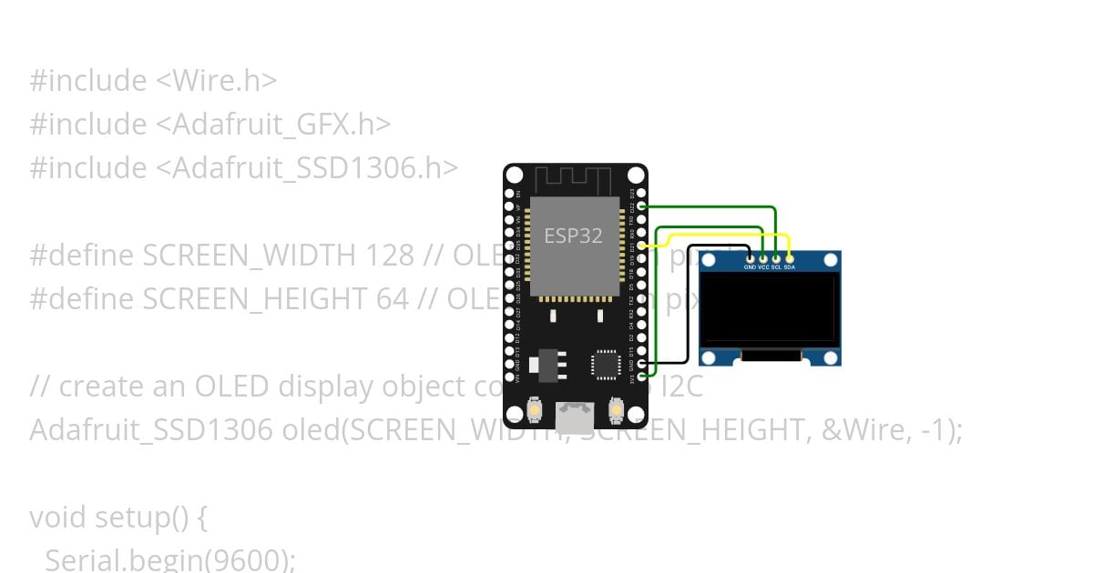 esp32 oled- simple Copy simulation