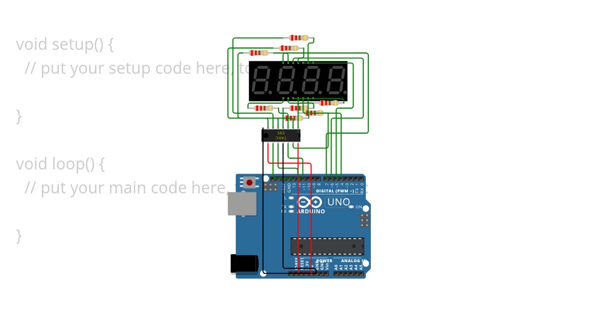 17.2 4-digit 7-segment Display (unfinished) simulation