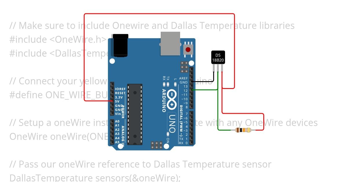 TEMPERATURE SENSOR ARDIONO TEST simulation