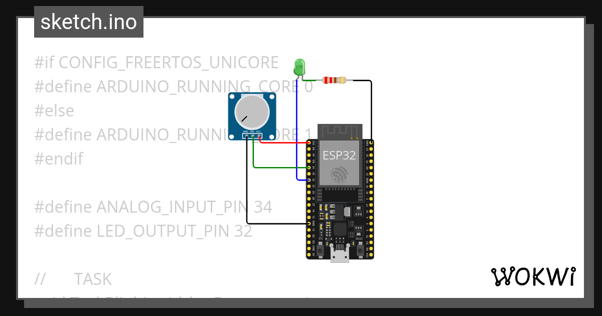 multiThread - Wokwi ESP32, STM32, Arduino Simulator