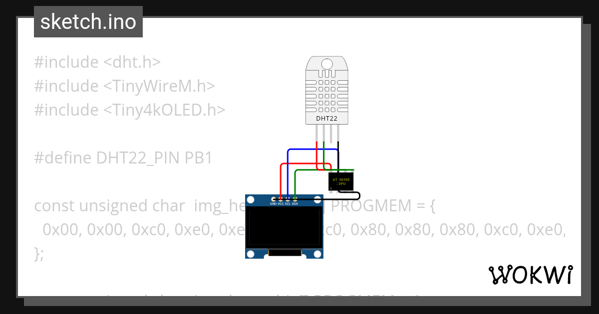 attiny85 - Wokwi ESP32, STM32, Arduino Simulator