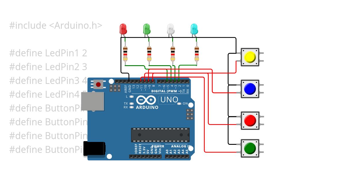 msib 6 lampu harry simulation