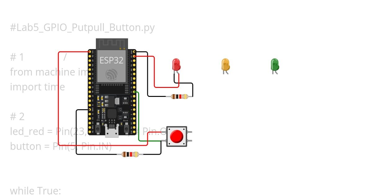 Lab5_GPIO_Putpull_Button simulation