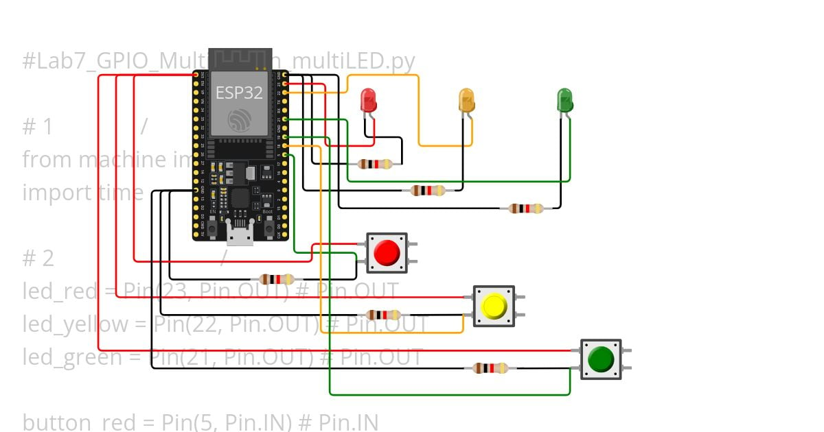 Lab7_GPIO_MultiButton_multiLED.py simulation