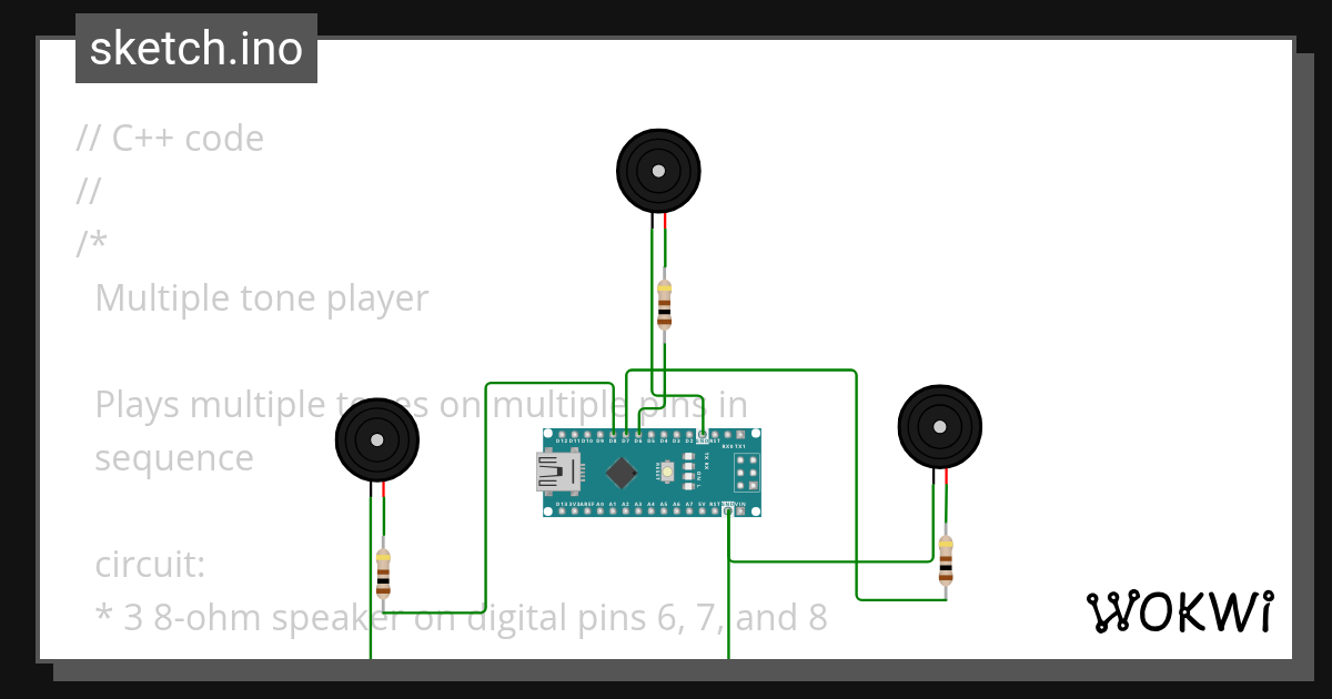 FreeStyle NANO - Wokwi ESP32, STM32, Arduino Simulator