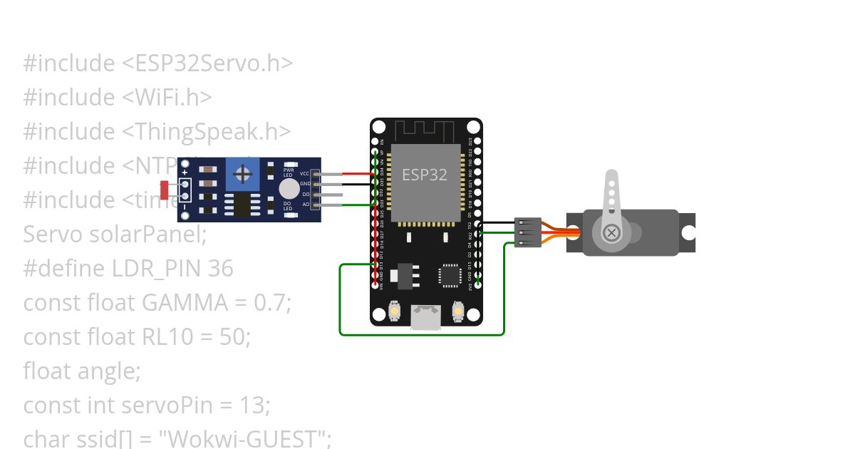 solar panel and time    simulation