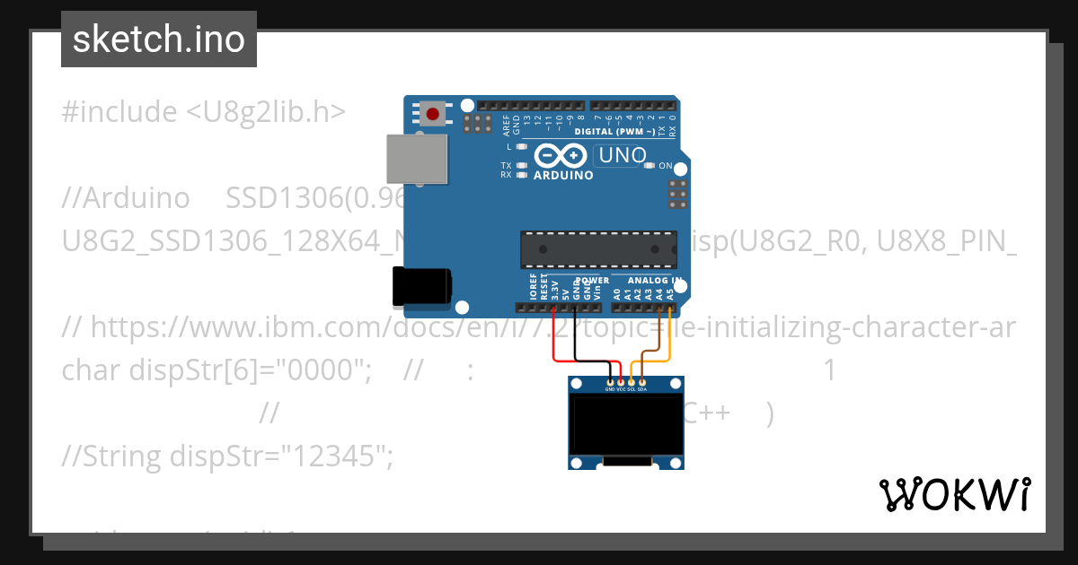 oled - Wokwi ESP32, STM32, Arduino Simulator