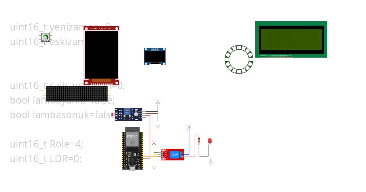 LDR SOKAK LAMBASI simulation