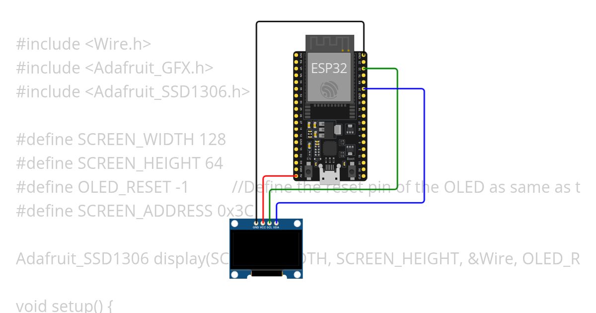OLED display simulation