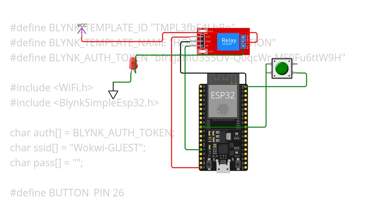 ESP32 RELAY simulation